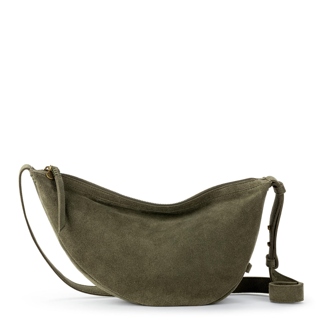 The Sak Tess Large Sling - Leather - Moss Suede