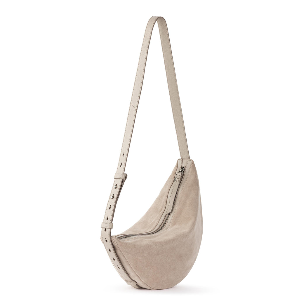 The Sak Tess Large Sling - Leather - Sand Suede Block
