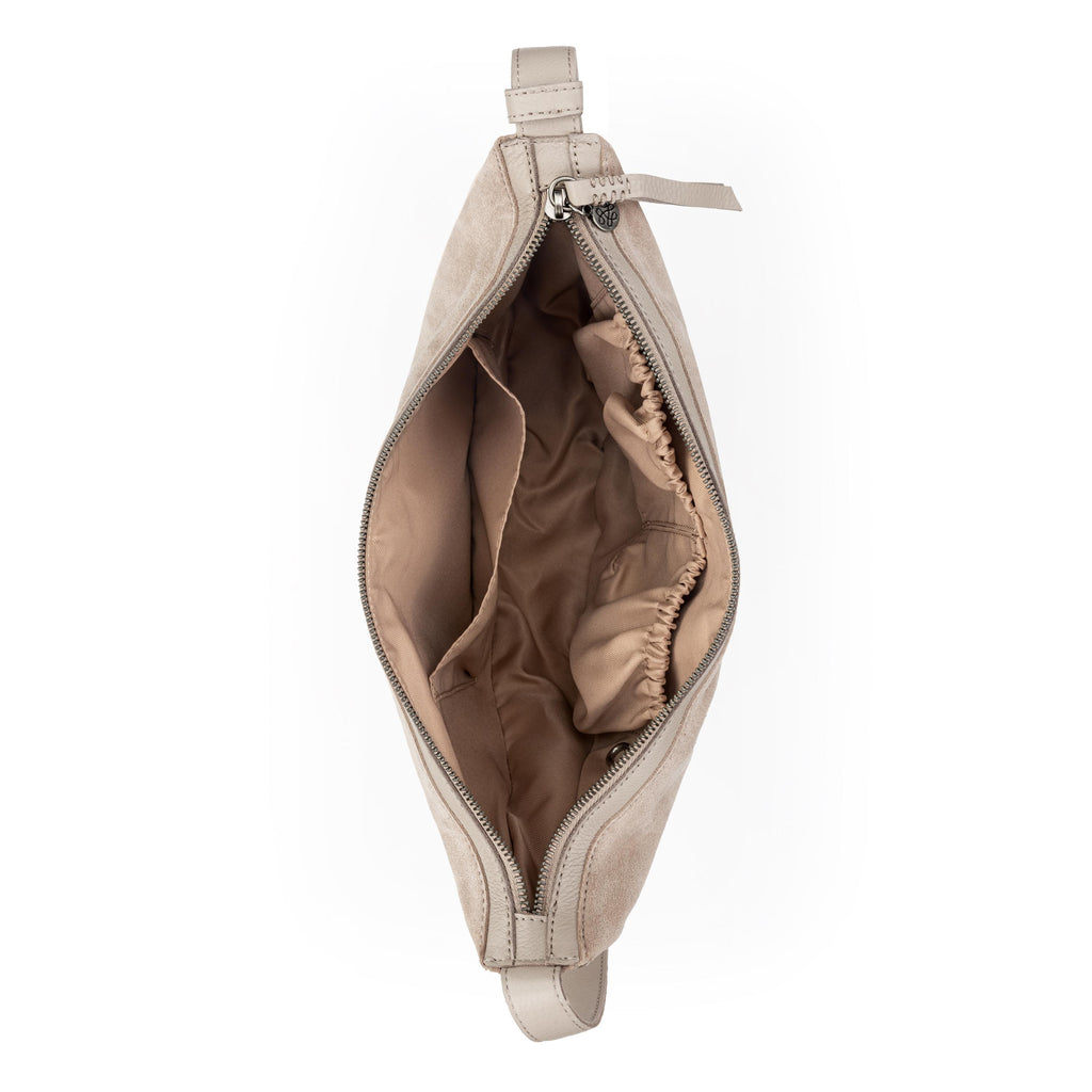 The Sak Tess Large Sling - Leather - Sand Suede Block