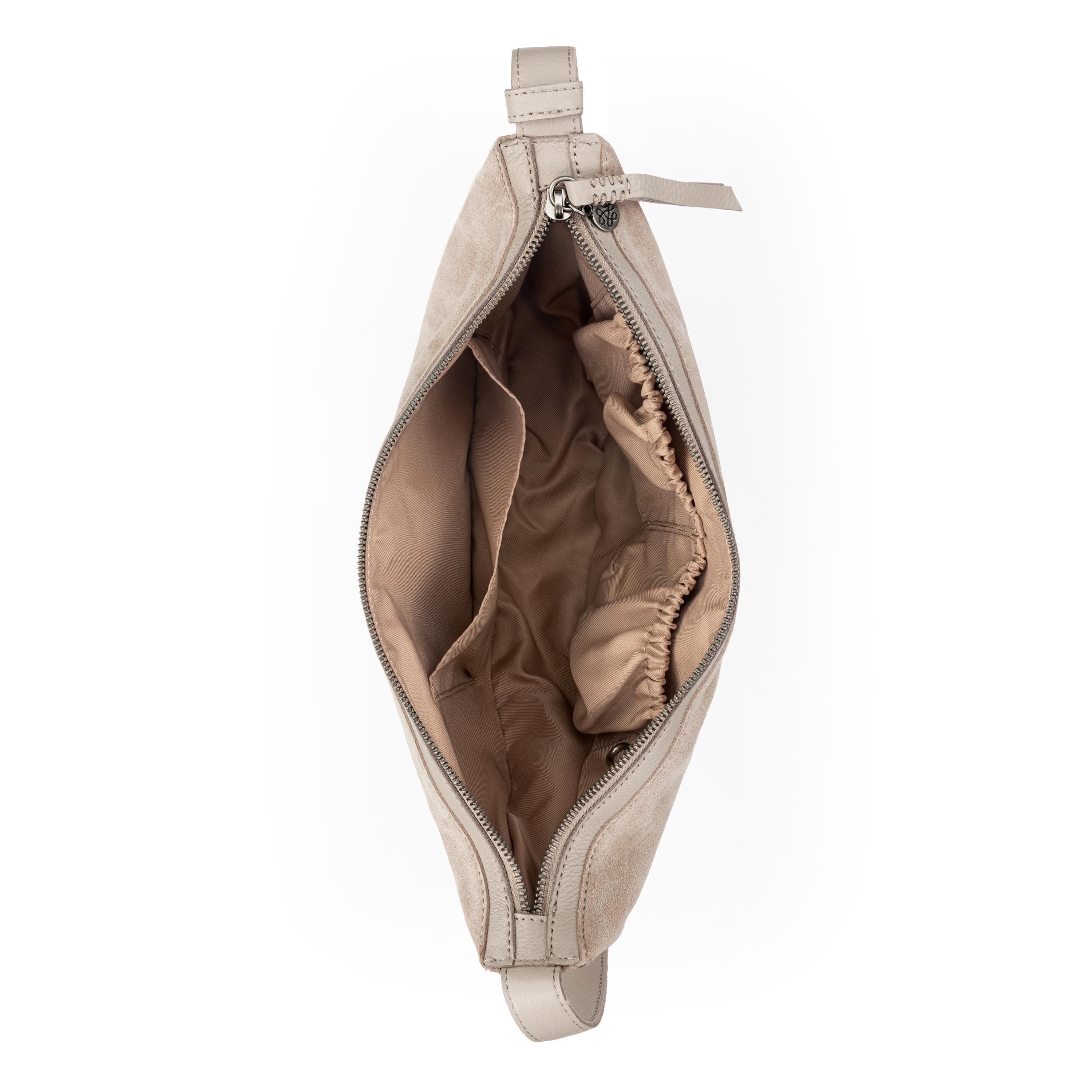 The Sak Tess Large Sling - Leather - Sand Suede Block
