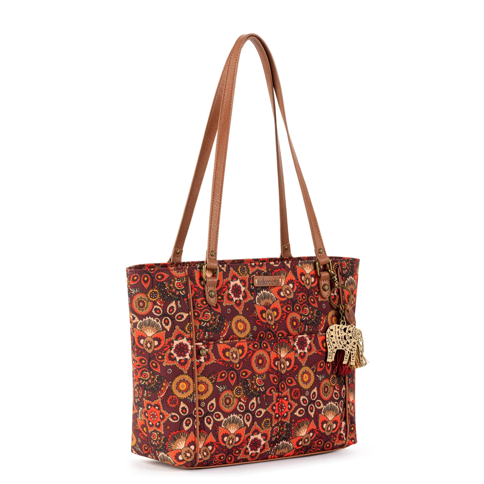 Sakroots Metro Tote EcoTwill - |Scarlet Tapestry|
