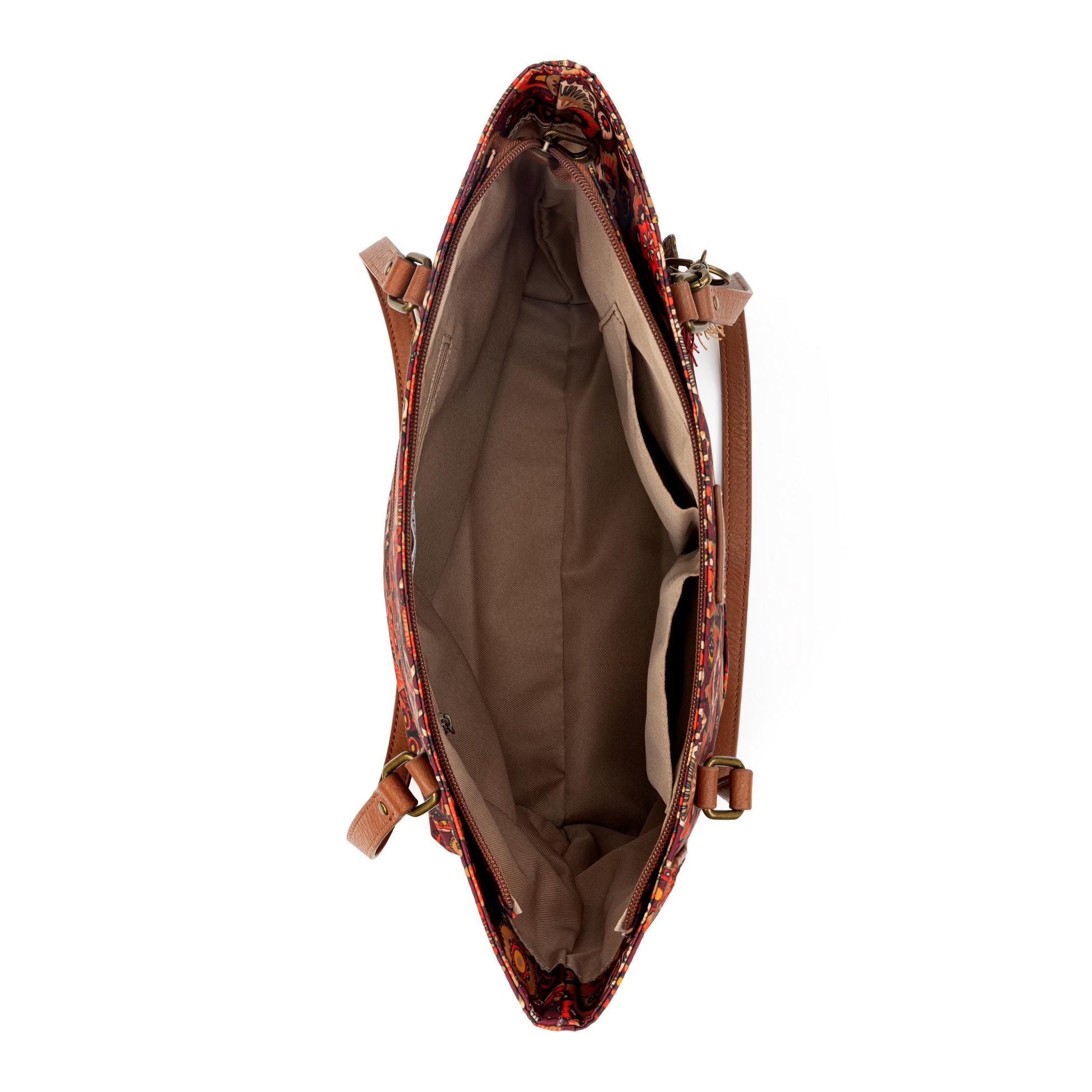 Sakroots Metro Tote EcoTwill - |Scarlet Tapestry|