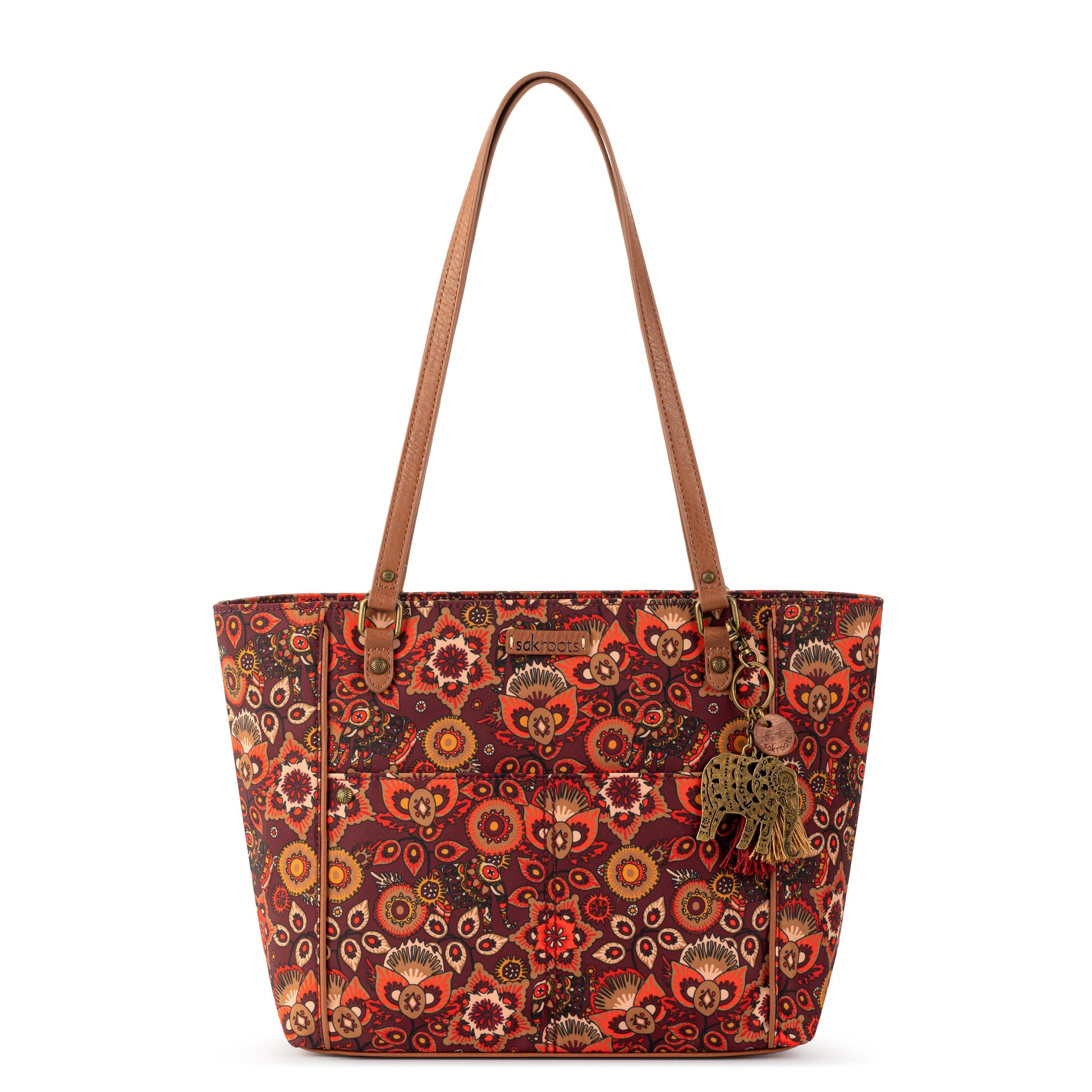 Sakroots Metro Tote EcoTwill - |Scarlet Tapestry|