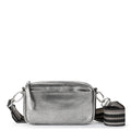 The Sak Cora Smartphone Crossbody - Leather - Dark Silver