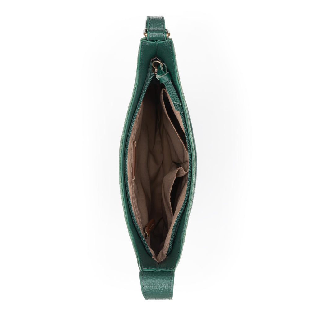 The Sak De Young Crossbody - Leather - Pine