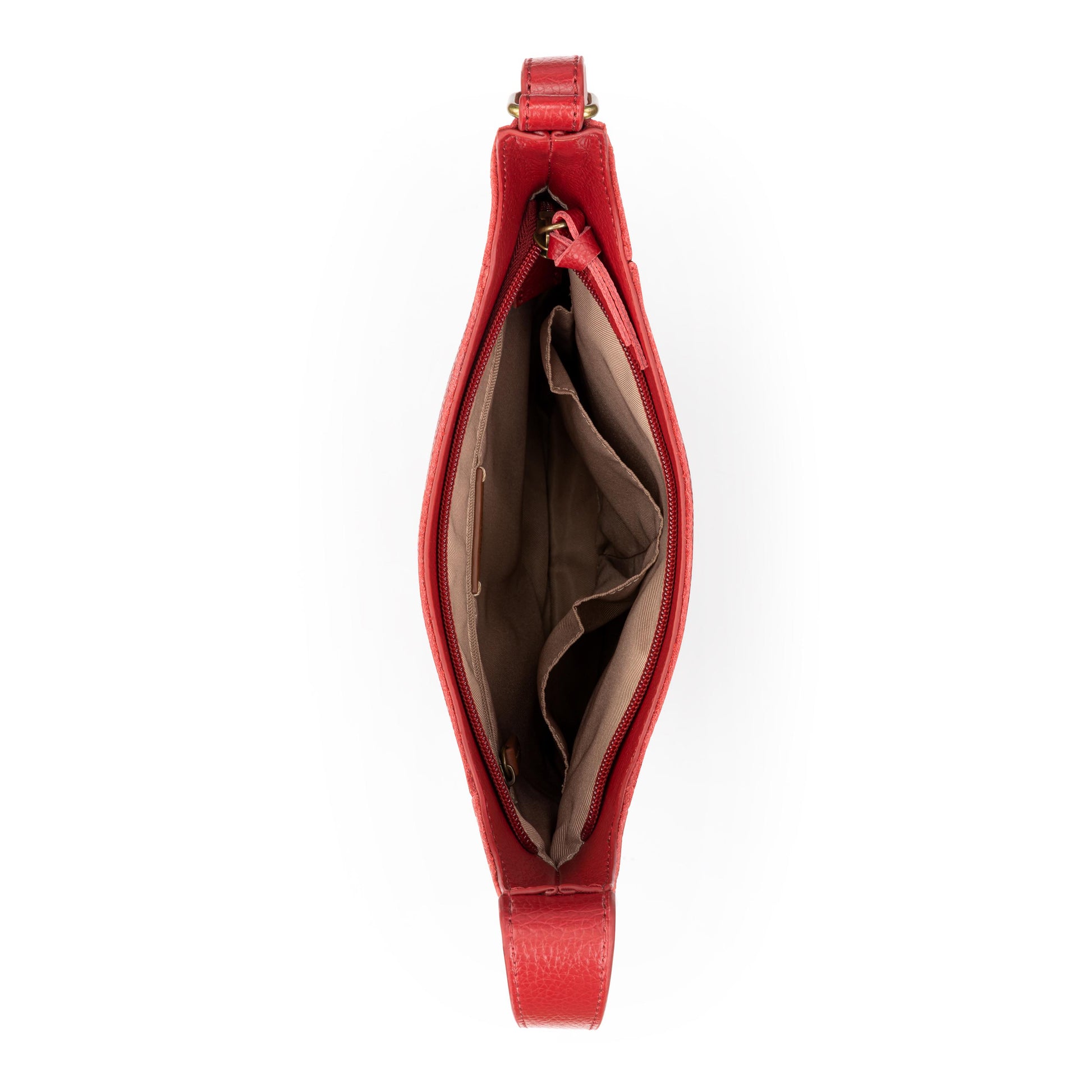 The Sak De Young Crossbody Leather - |Scarlet|