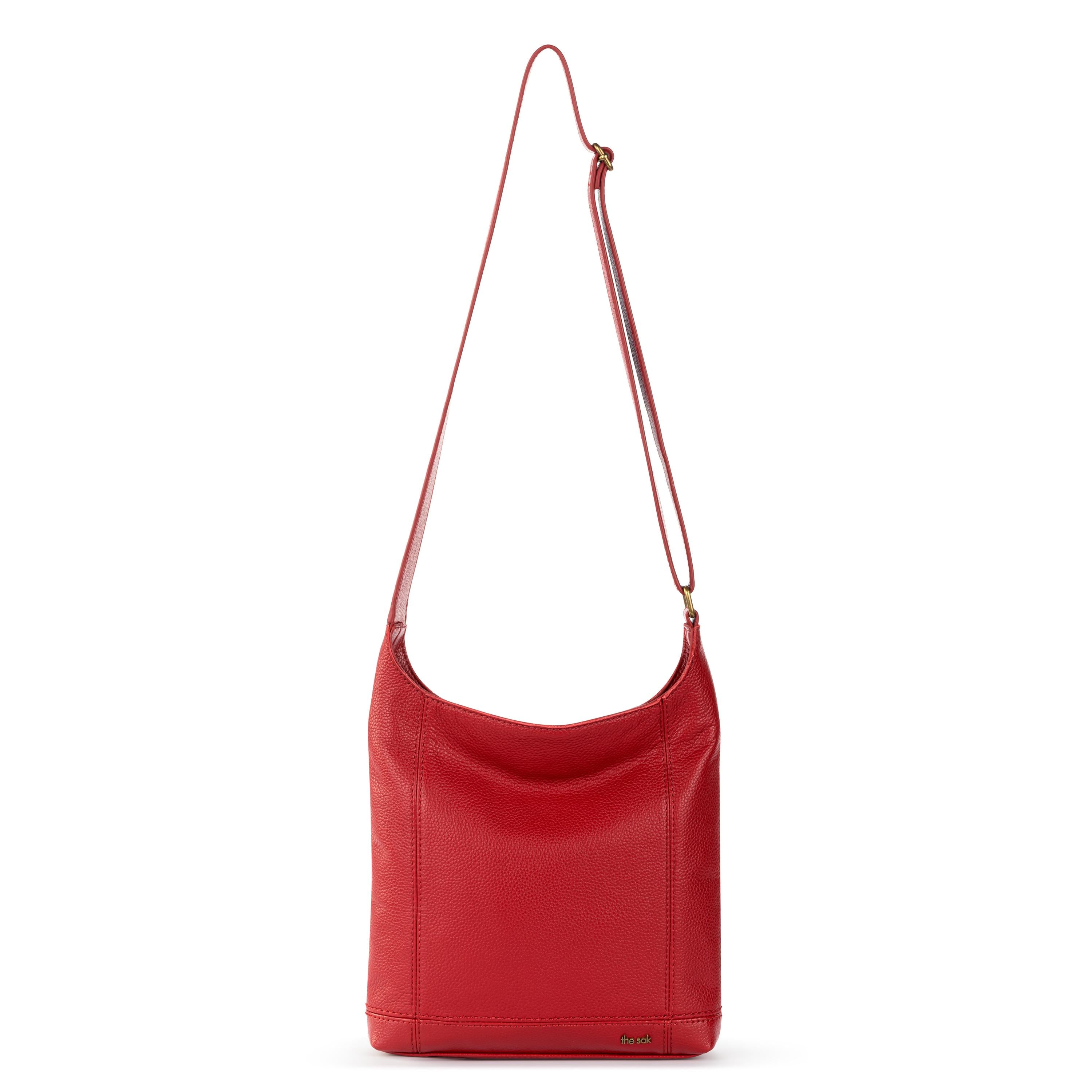 The Sak De Young Crossbody - Leather - Scarlet
