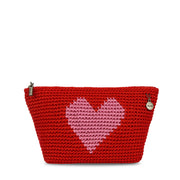Essential Pouch - Hand Crochet - Scarlet Heart