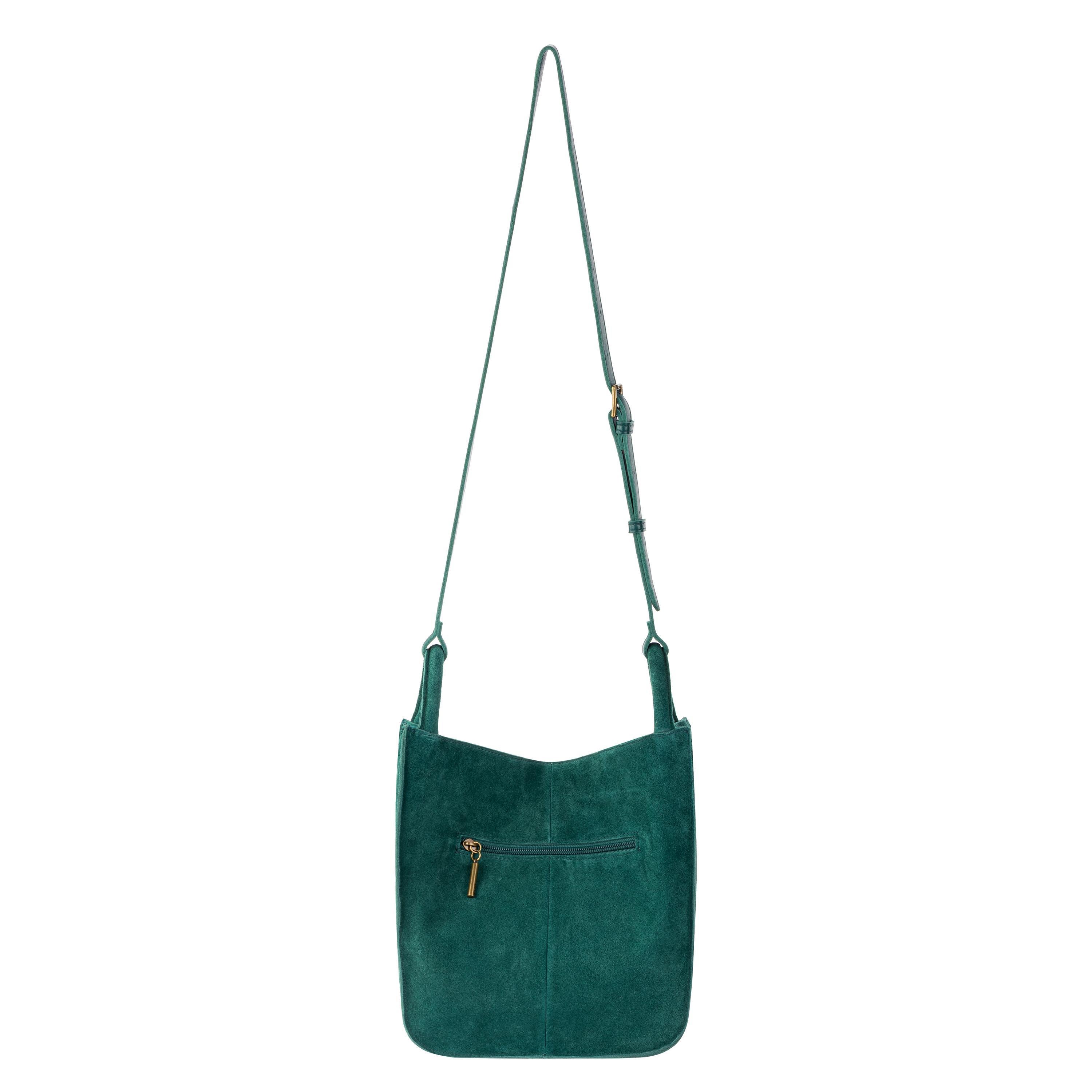 The Sak Los Feliz Crossbody - Leather - Pine Suede