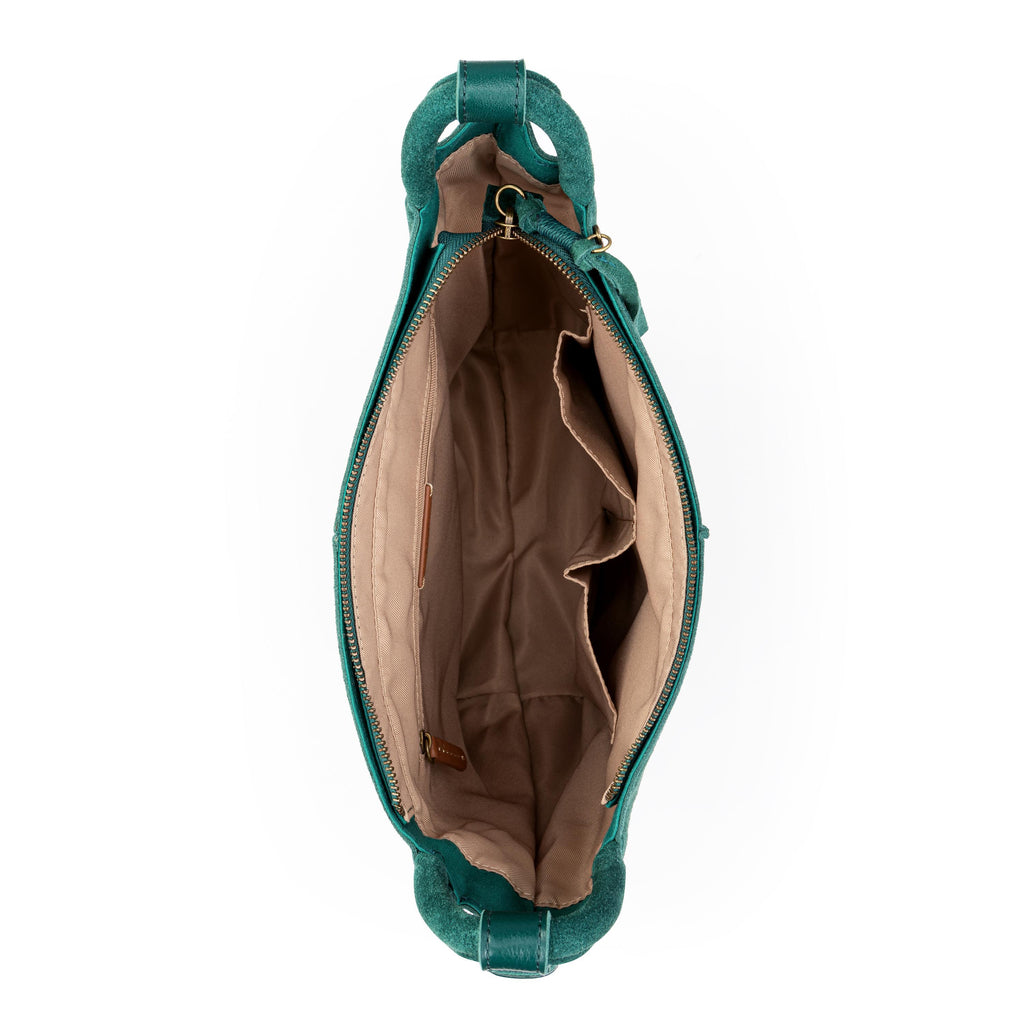 The Sak Los Feliz Crossbody - Leather - Pine Suede