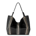 The Sak Los Feliz Large Tote - Leather - Black Neutral Seminyak