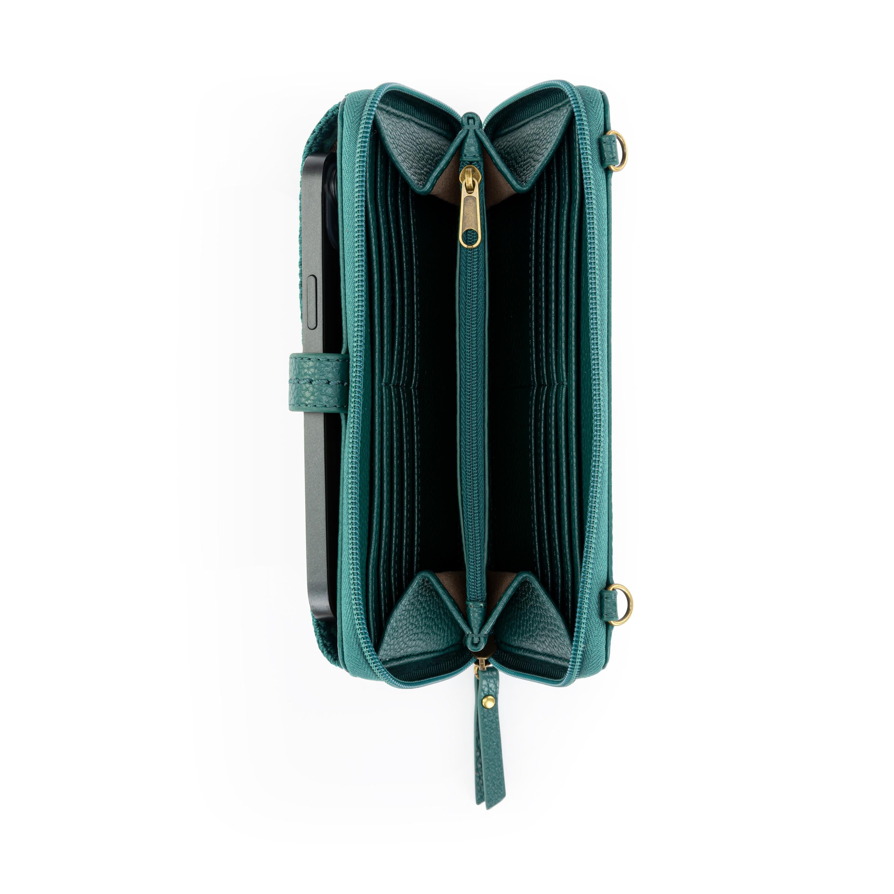 The Sak Iris Smartphone Wallet - Leather - Pine Suede
