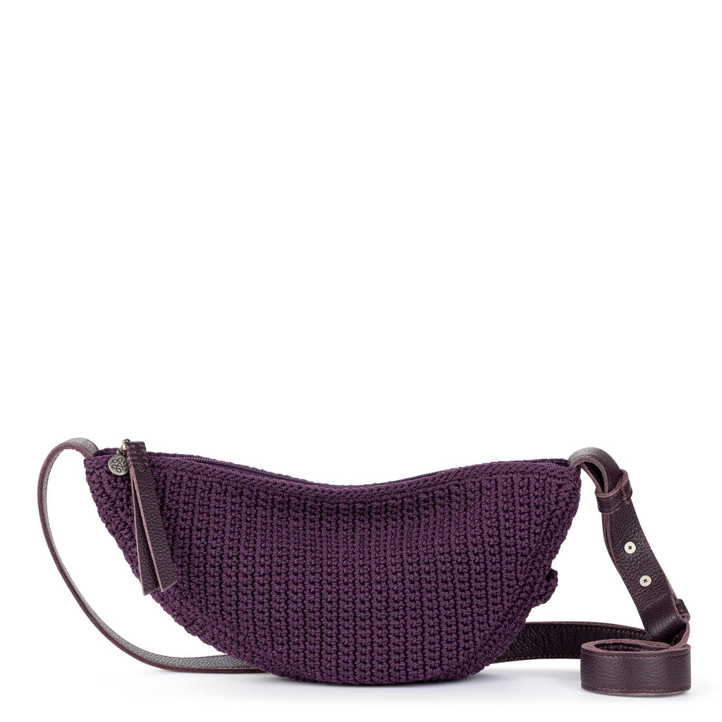 The Sak Tess Sling - Hand Crochet - Aubergine
