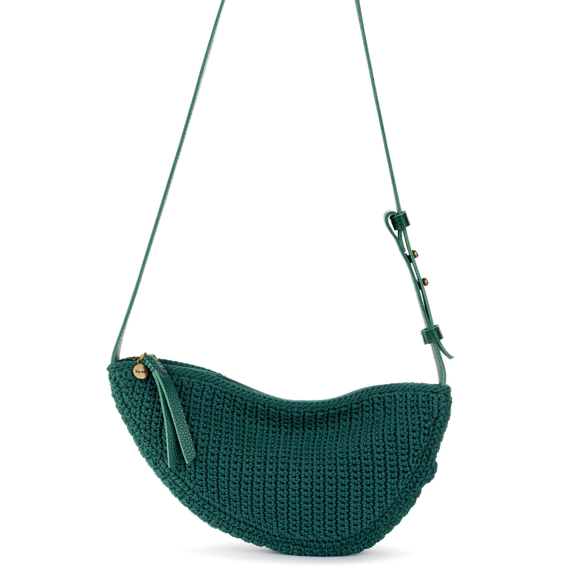 The Sak Tess Sling Bag Crochet - |Pine|