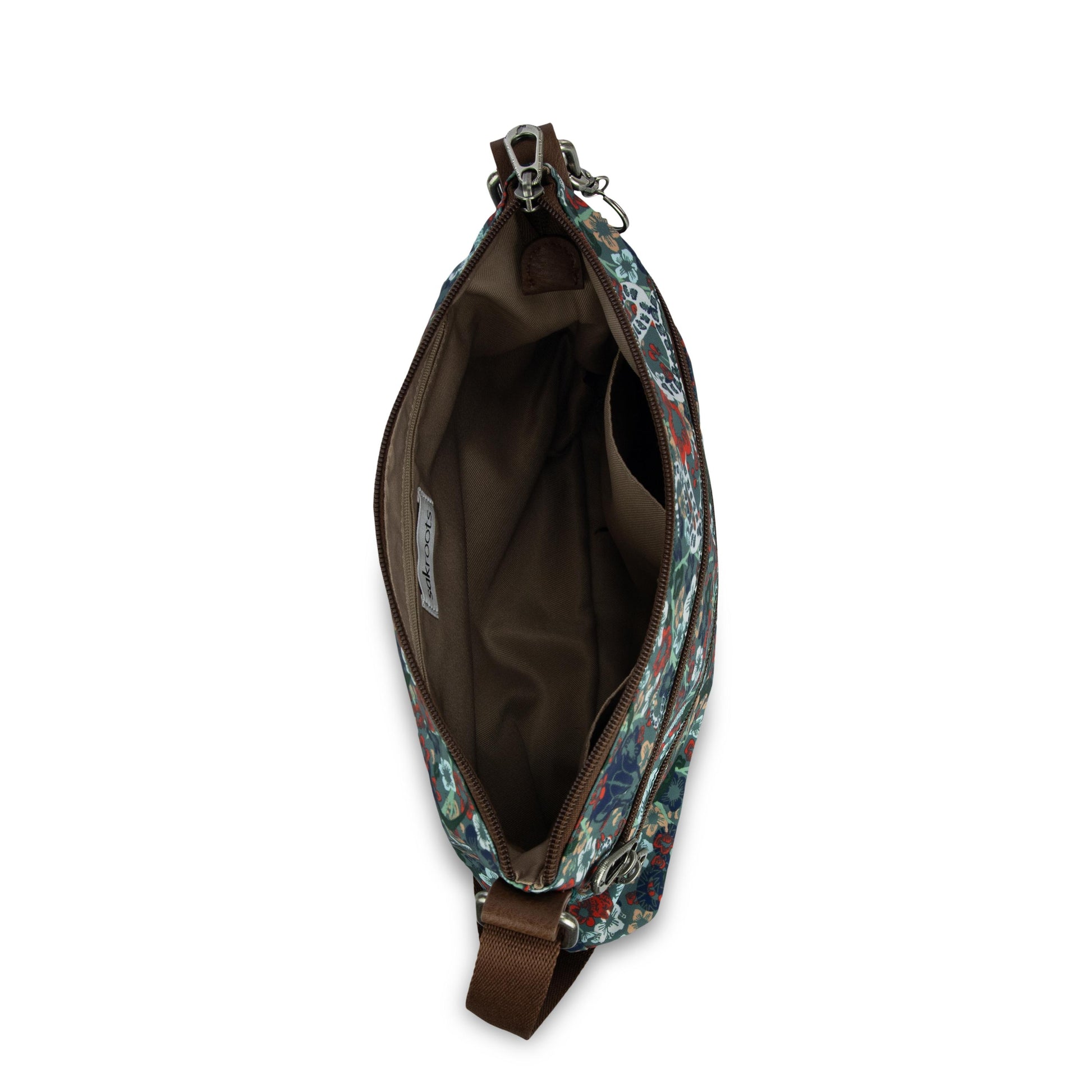 Sakroots Basic Crossbody EcoTwill - |Emerald Mojave Garden|