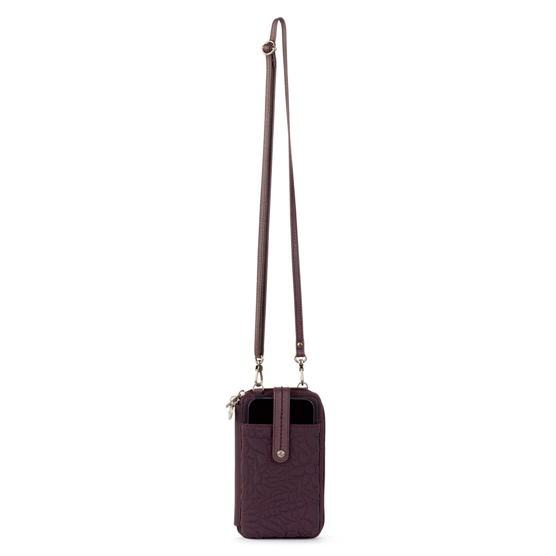 Sakroots Salinas Smartphone Crossbody EcoTwill - |Aubergine Spirit Desert Quilted|