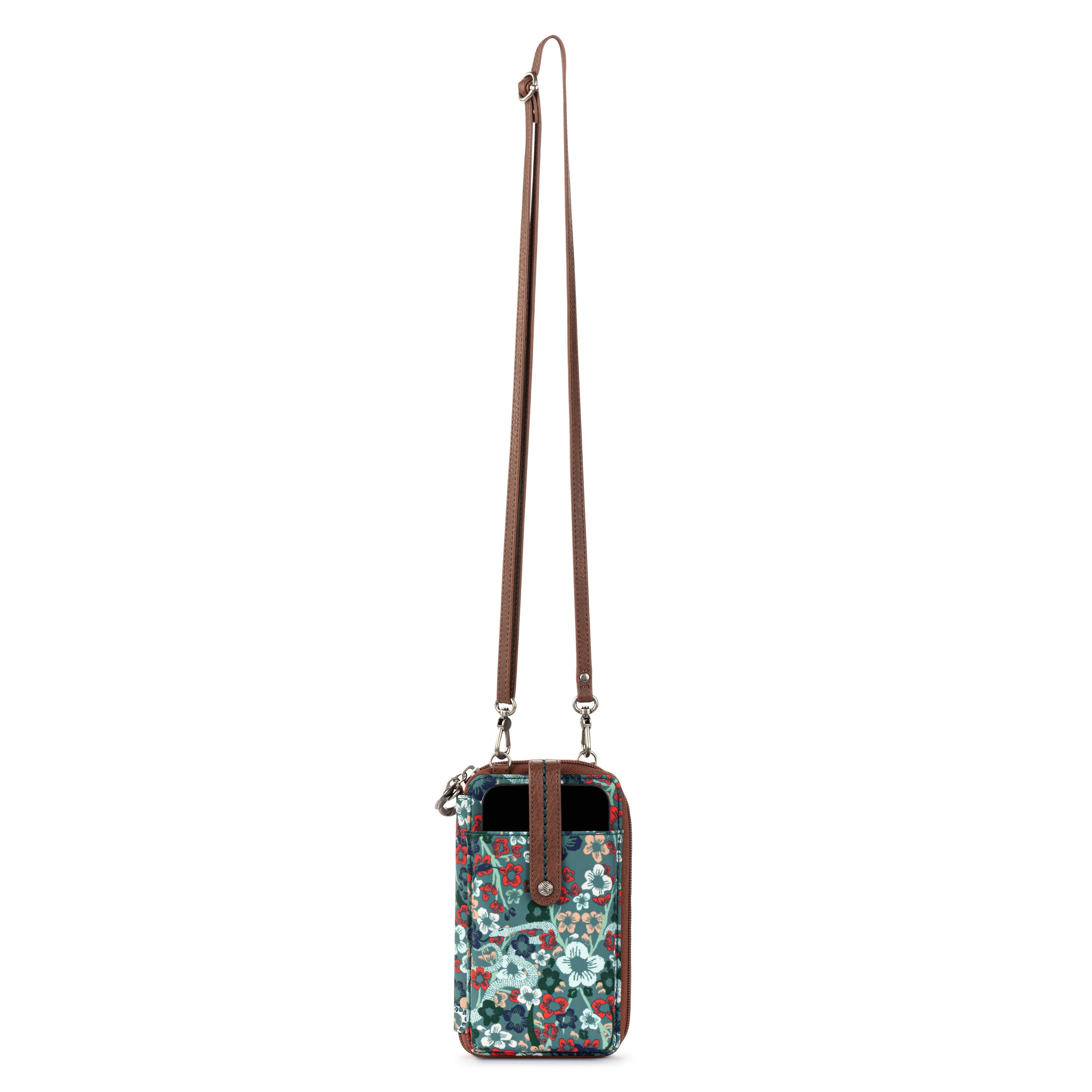 Sakroots Salinas Smartphone Wallet - EcoTwill - Emerald Mojave Garden
