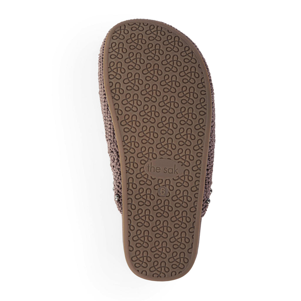 The Sak Bolinas Clog - Hand Crochet - Mushroom Medallion