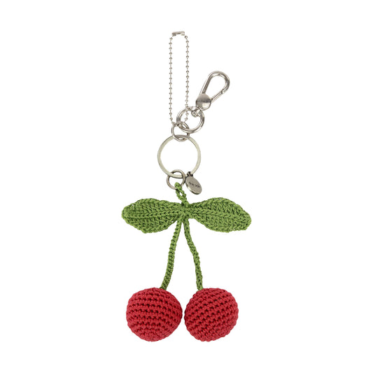 The Sak Yarnicharmz Food Dangle Crochet - |Cherries|