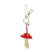 Yarnicharmz Dangle - Hand Crochet - Mushroom