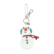 Yarnicharmz Dangle - Hand Crochet - Snowman