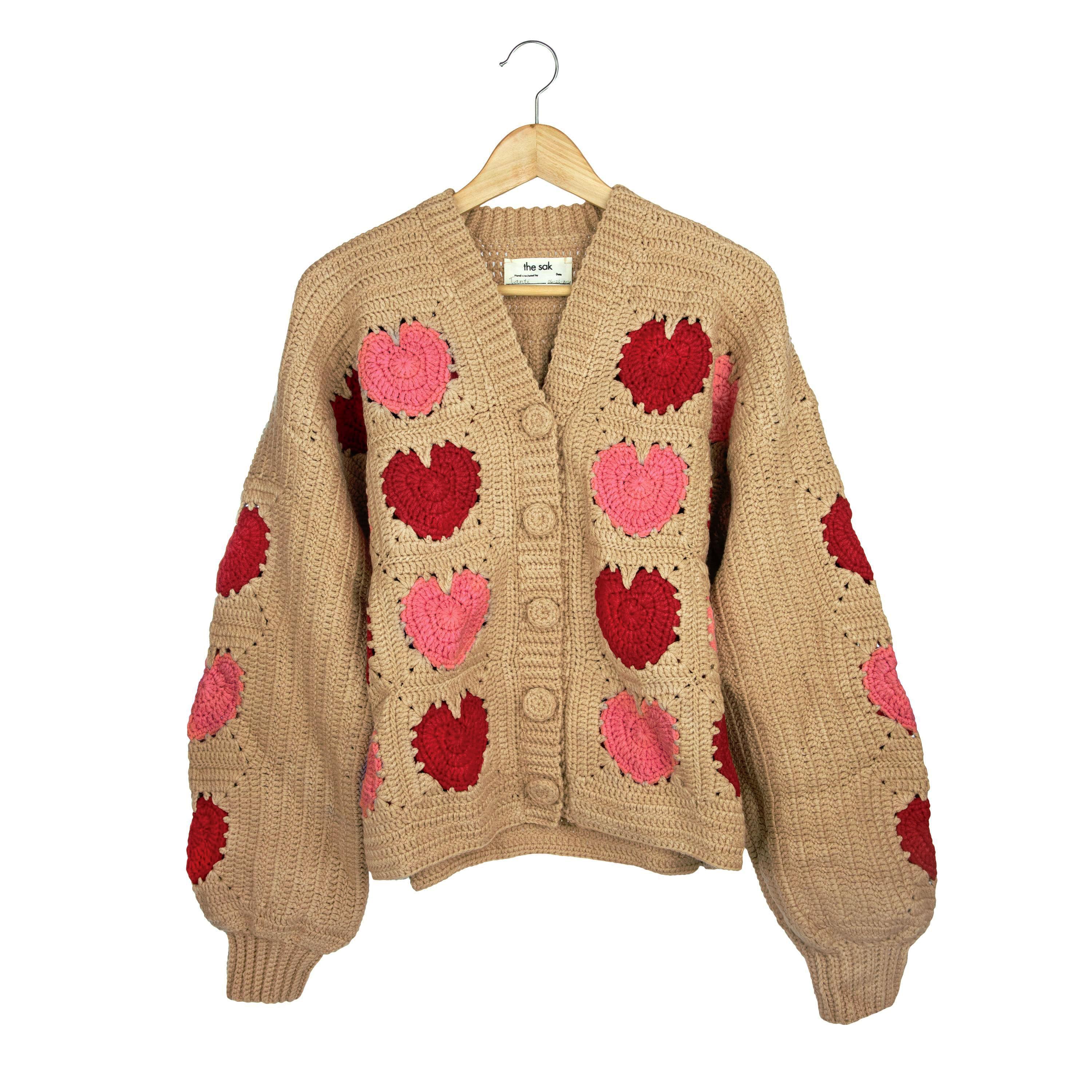 The Sak Haven Oversized Cardigan - Hand Crochet - Bamboo Heart