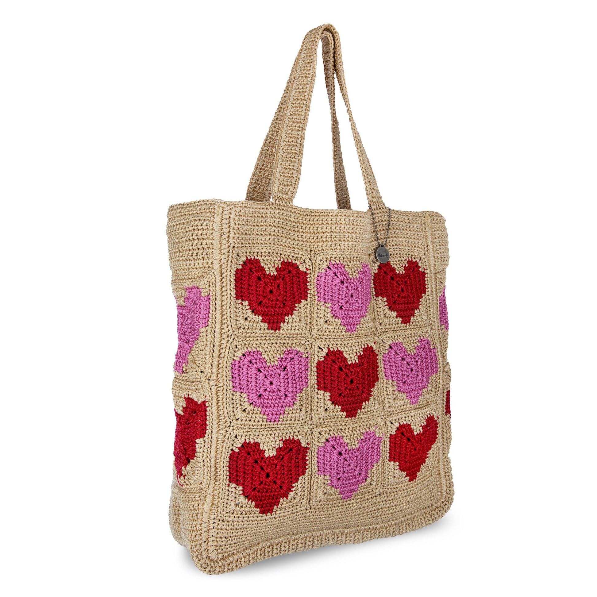 The Sak Lanie Market Tote Crochet - |Bamboo Heart|