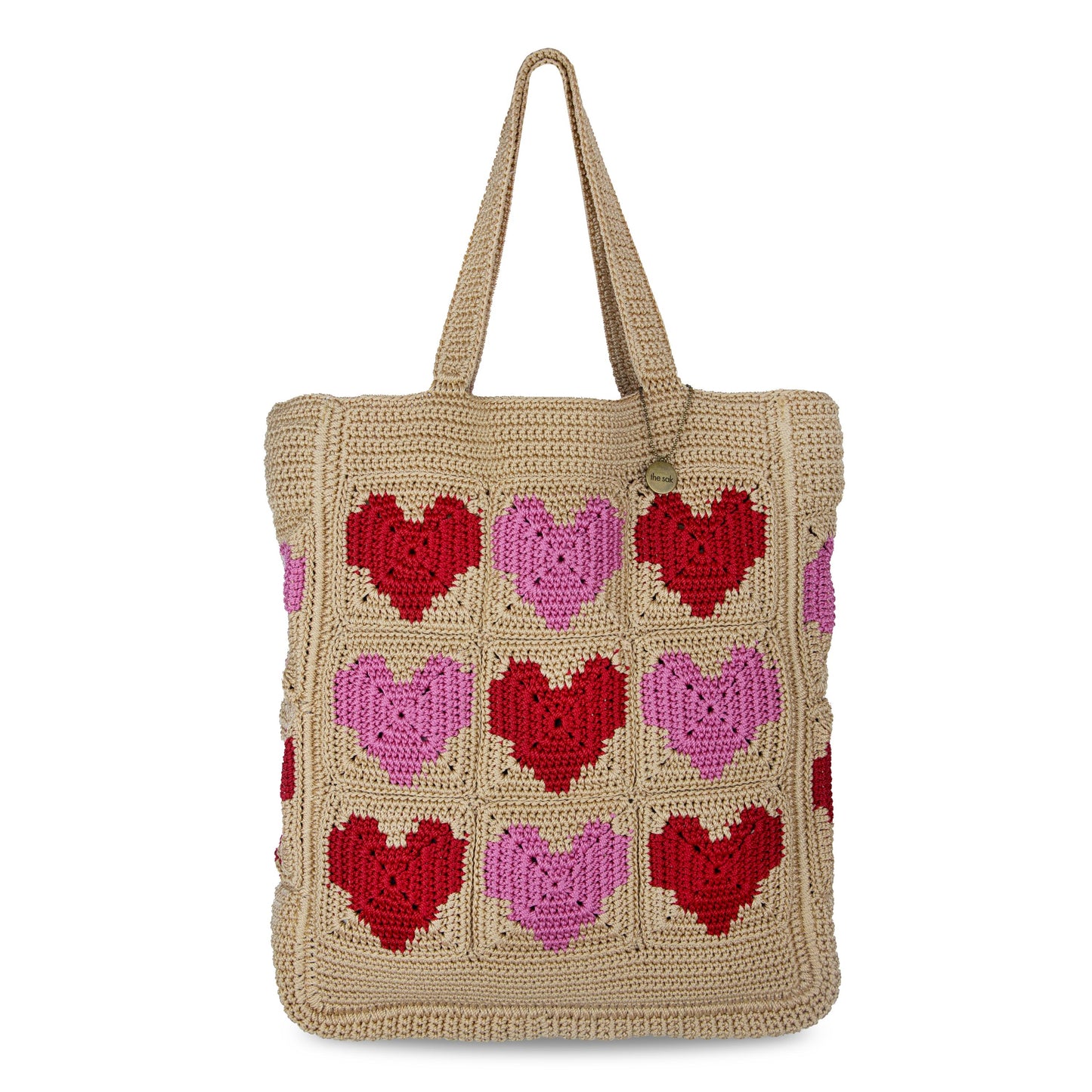 The Sak Lanie Market Tote Crochet - |Bamboo Heart|
