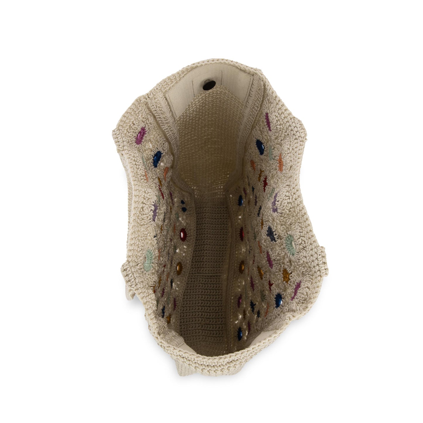 The Sak Lanie Market Tote Crochet - |Natural Multi Flowers|