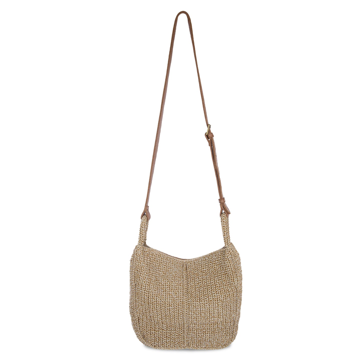 The Sak Los Feliz Slouchy Crossbody Crochet - |Bamboo Static|