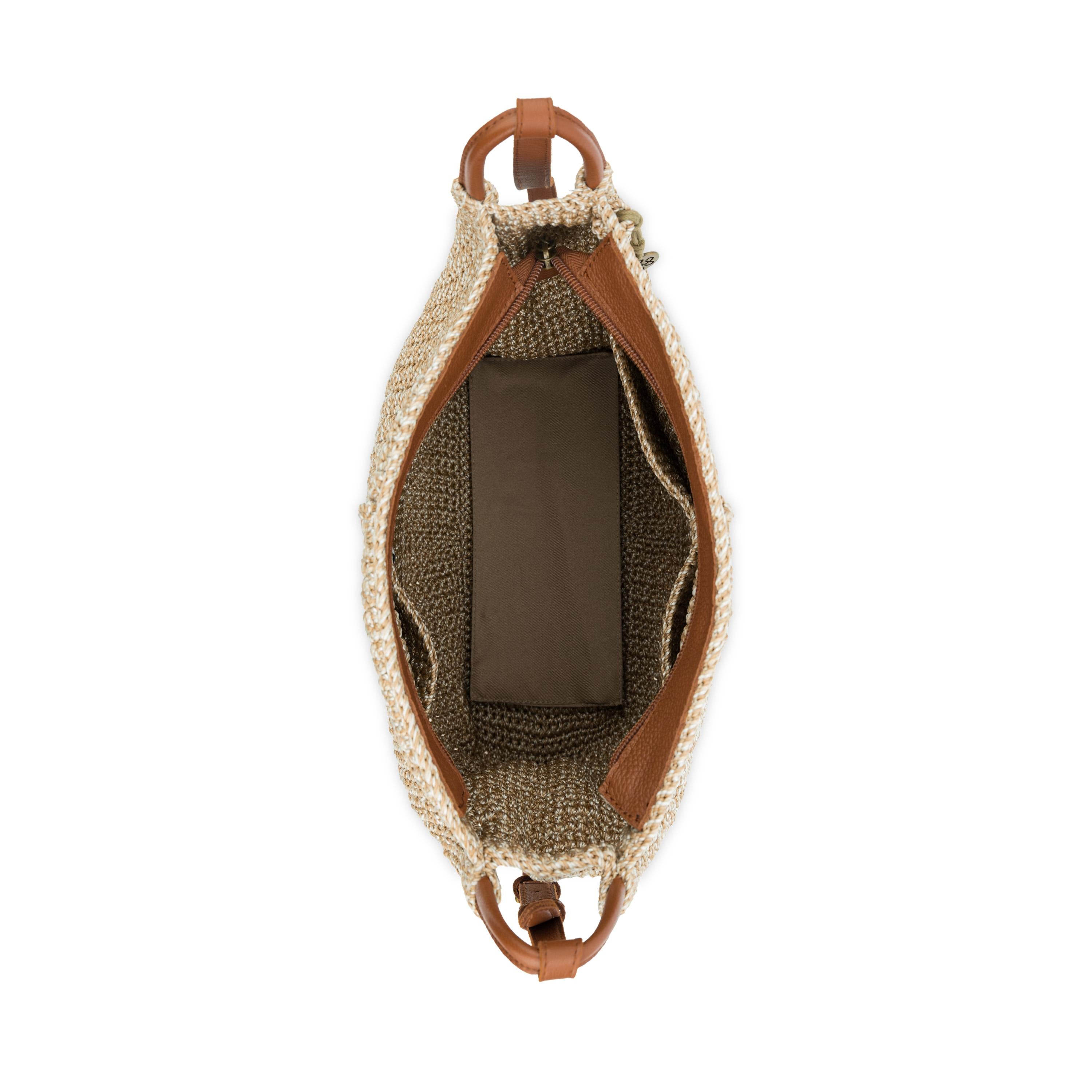 The Sak Los Feliz Crossbody - Hand Crochet - Bamboo Static
