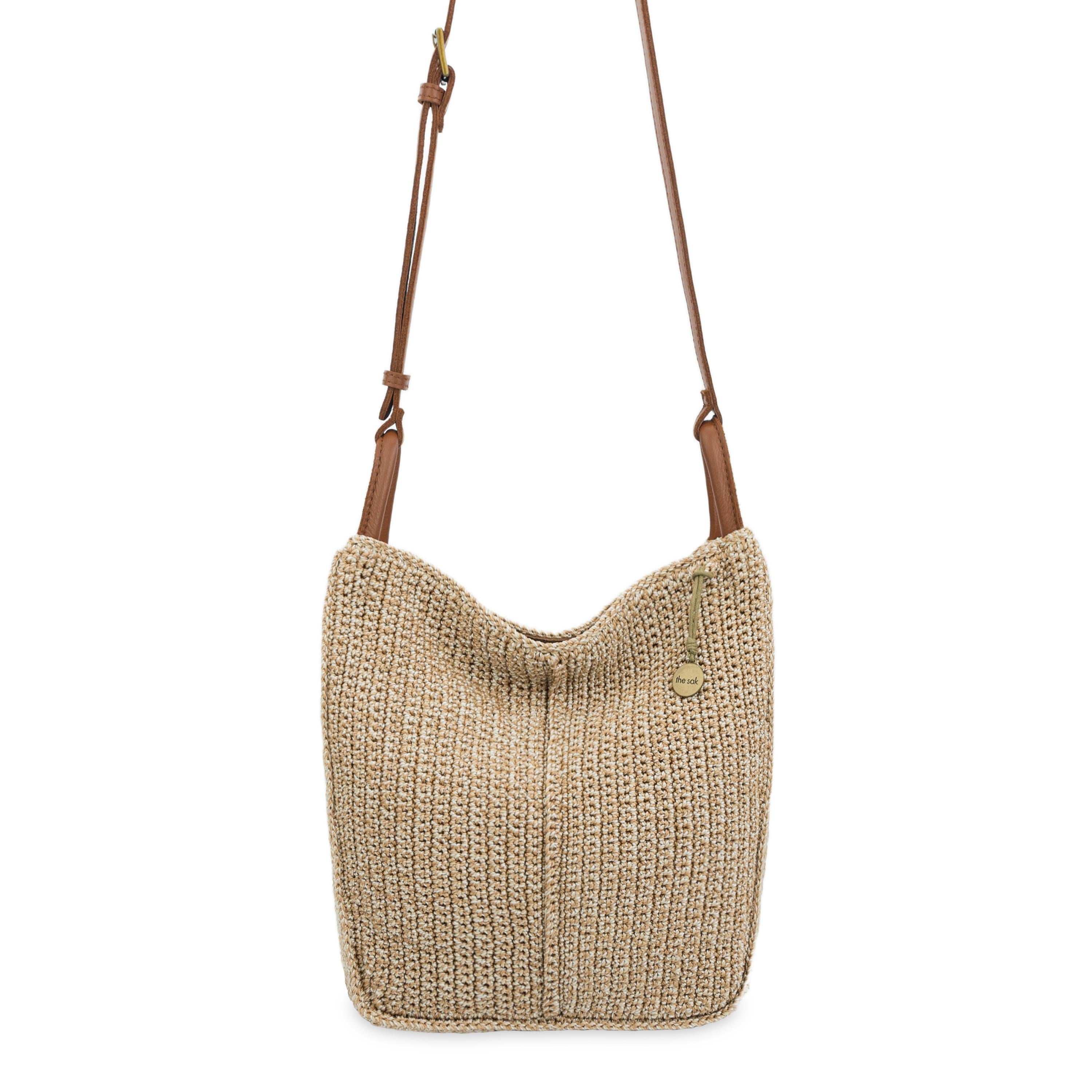 The Sak Los Feliz Crossbody - Hand Crochet - Bamboo Static