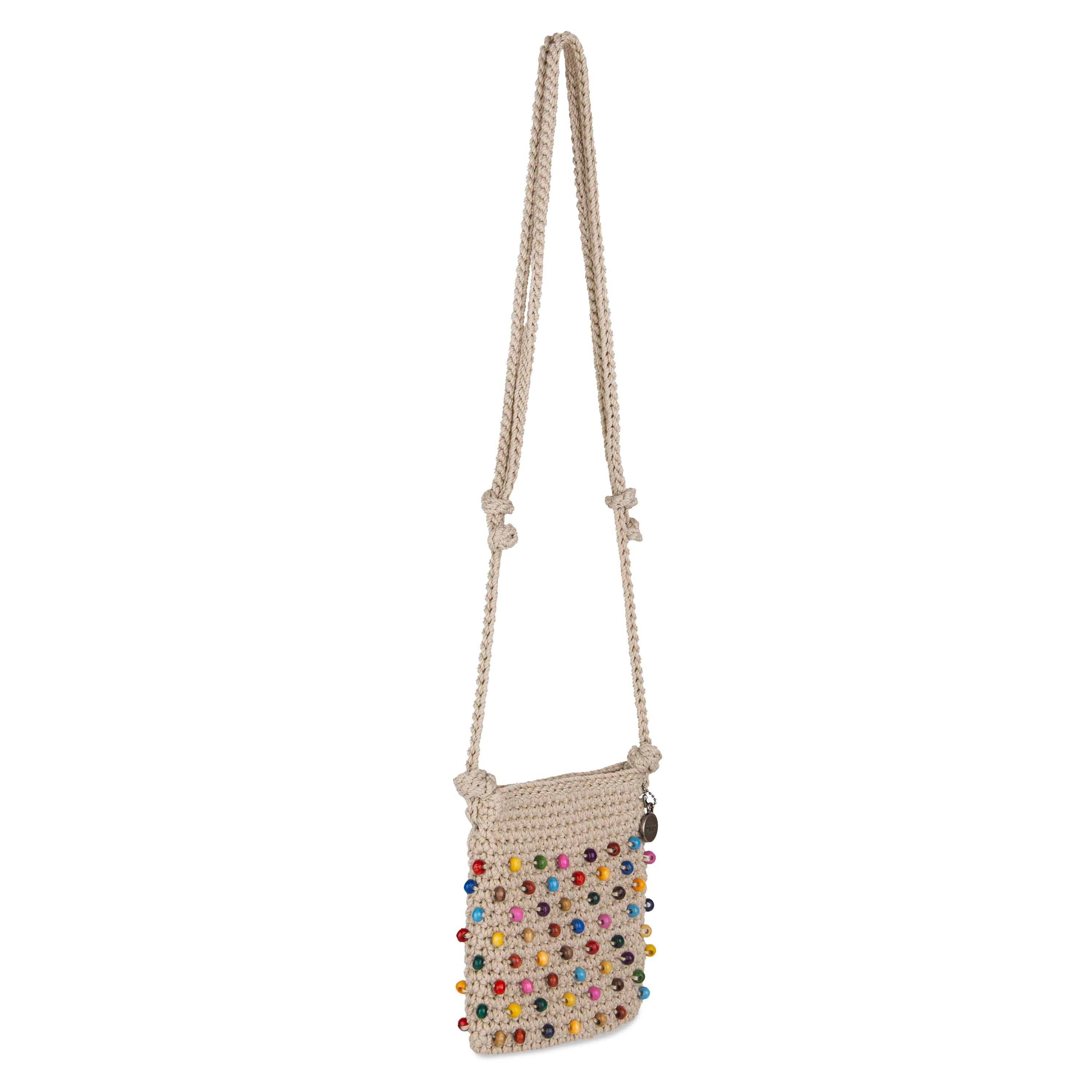 The Sak Demi Micro Bag - Hand Crochet - Ecru Bead