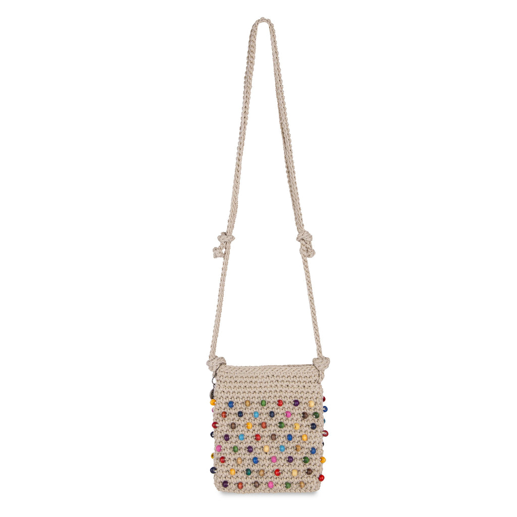 The Sak Demi Micro Bag - Hand Crochet - Ecru Bead