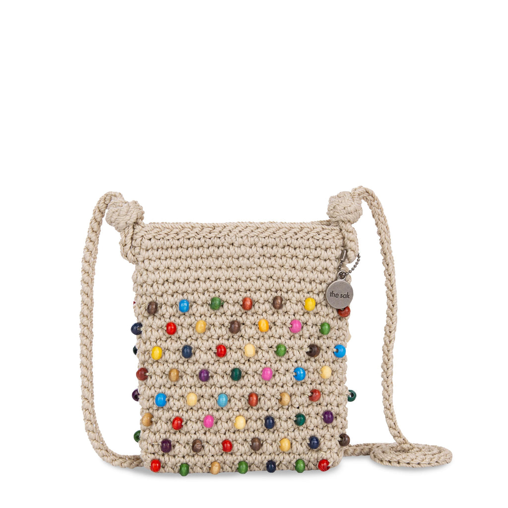 The Sak Demi Micro Bag - Hand Crochet - Ecru Bead