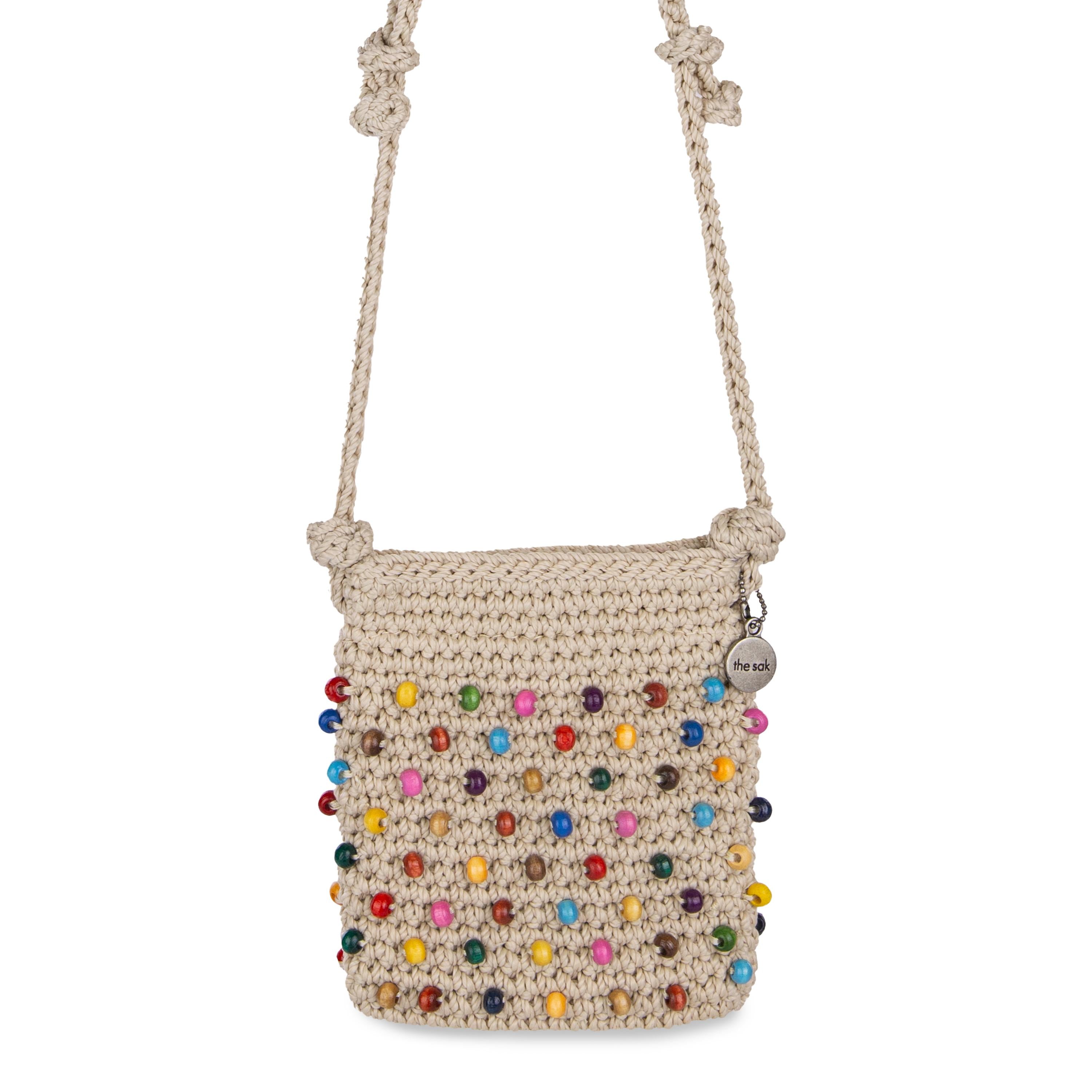 The Sak Demi Micro Bag - Hand Crochet - Ecru Bead