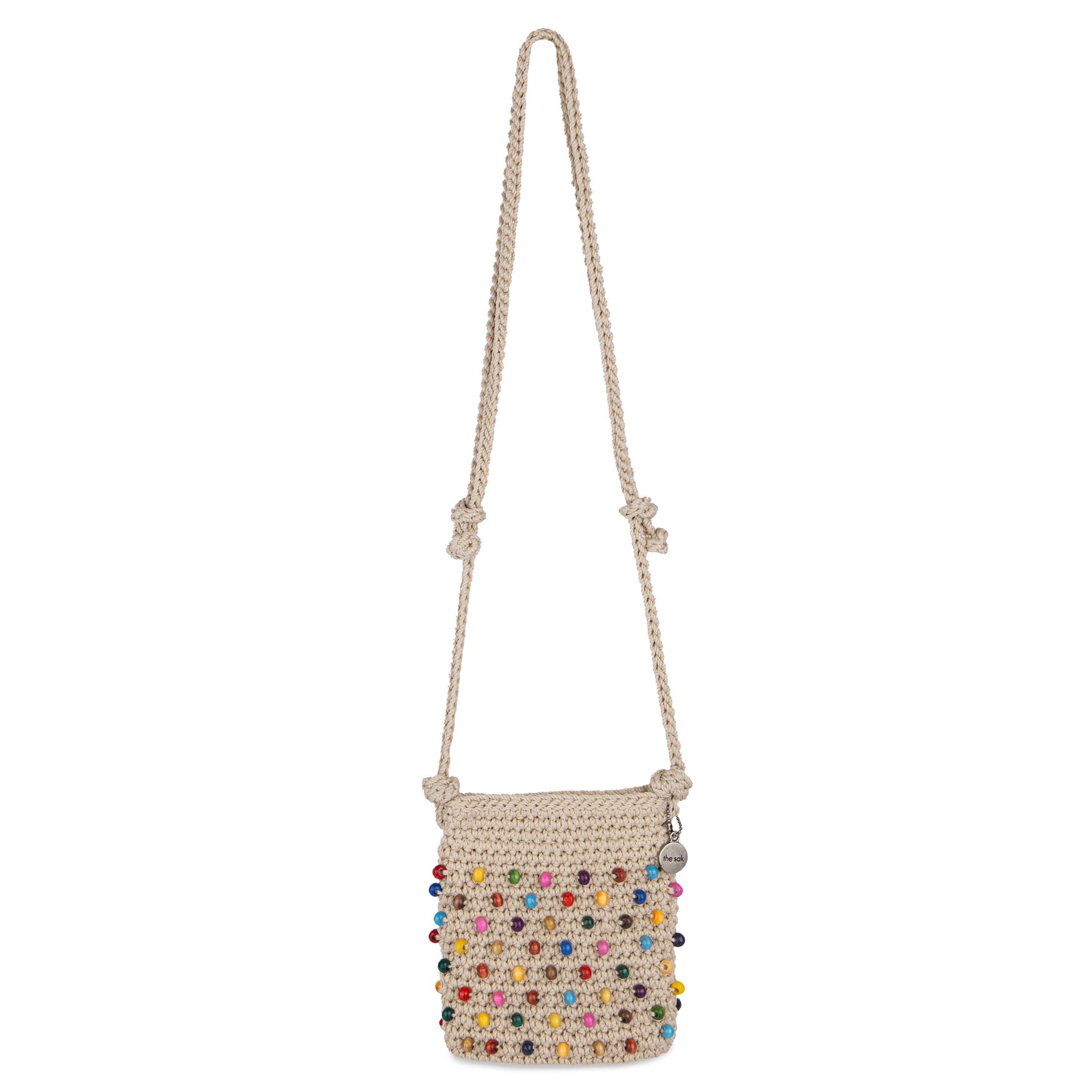 The Sak Demi Micro Bag - Hand Crochet - Ecru Bead