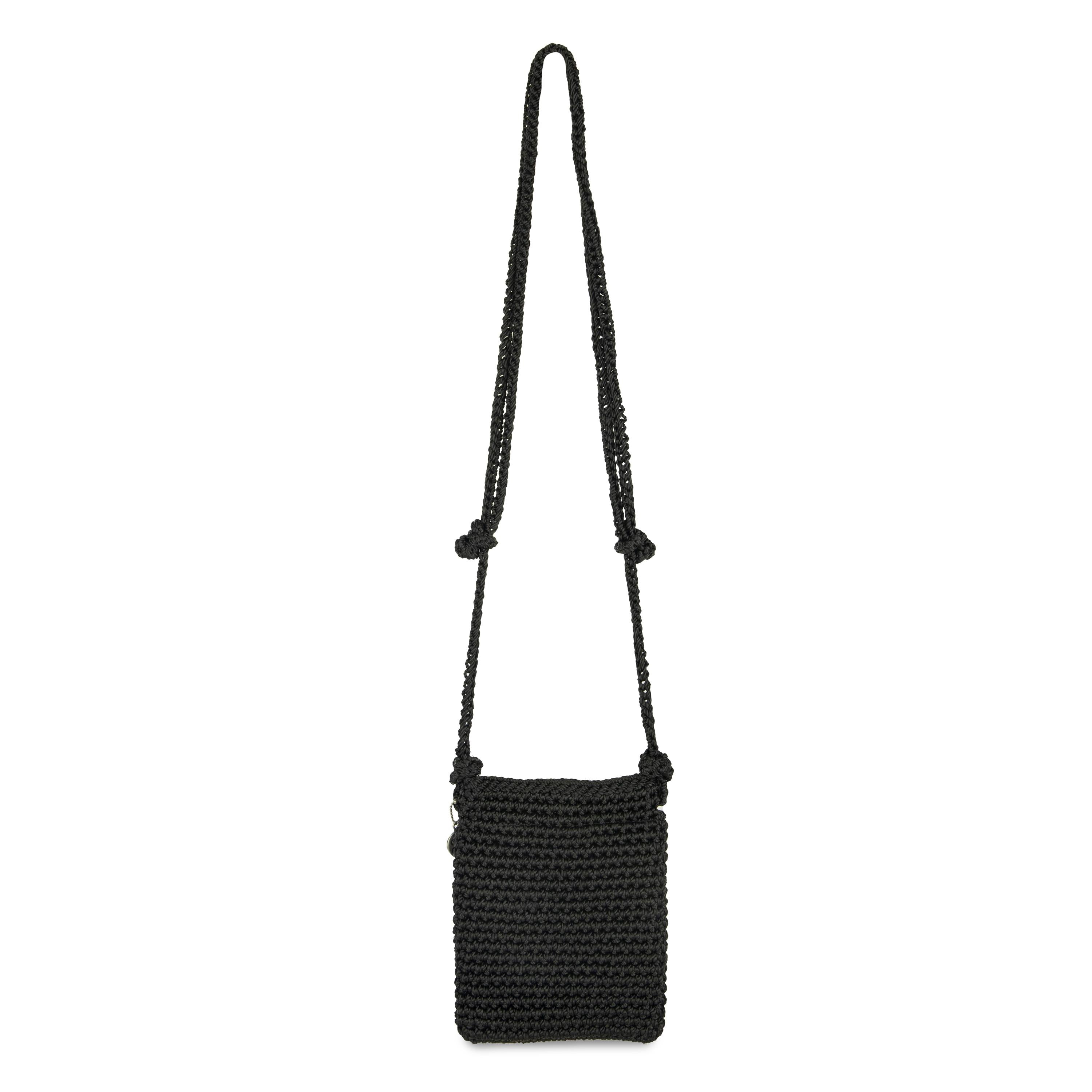 The Sak Demi Micro Bag - Hand Crochet - Black Peace And Love