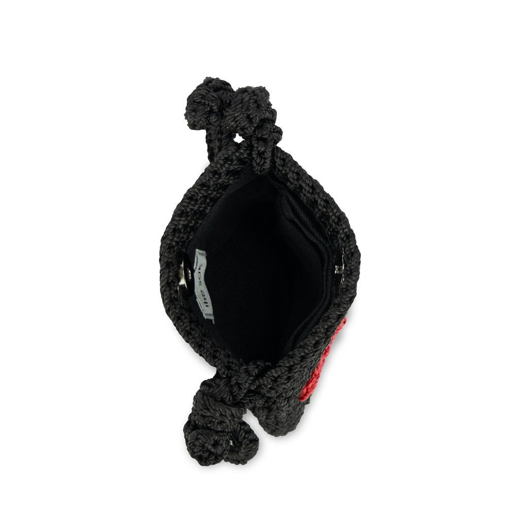 The Sak Demi Micro Bag - Hand Crochet - Black Peace And Love