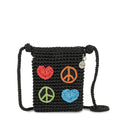 The Sak Demi Micro Bag - Hand Crochet - Black Peace And Love