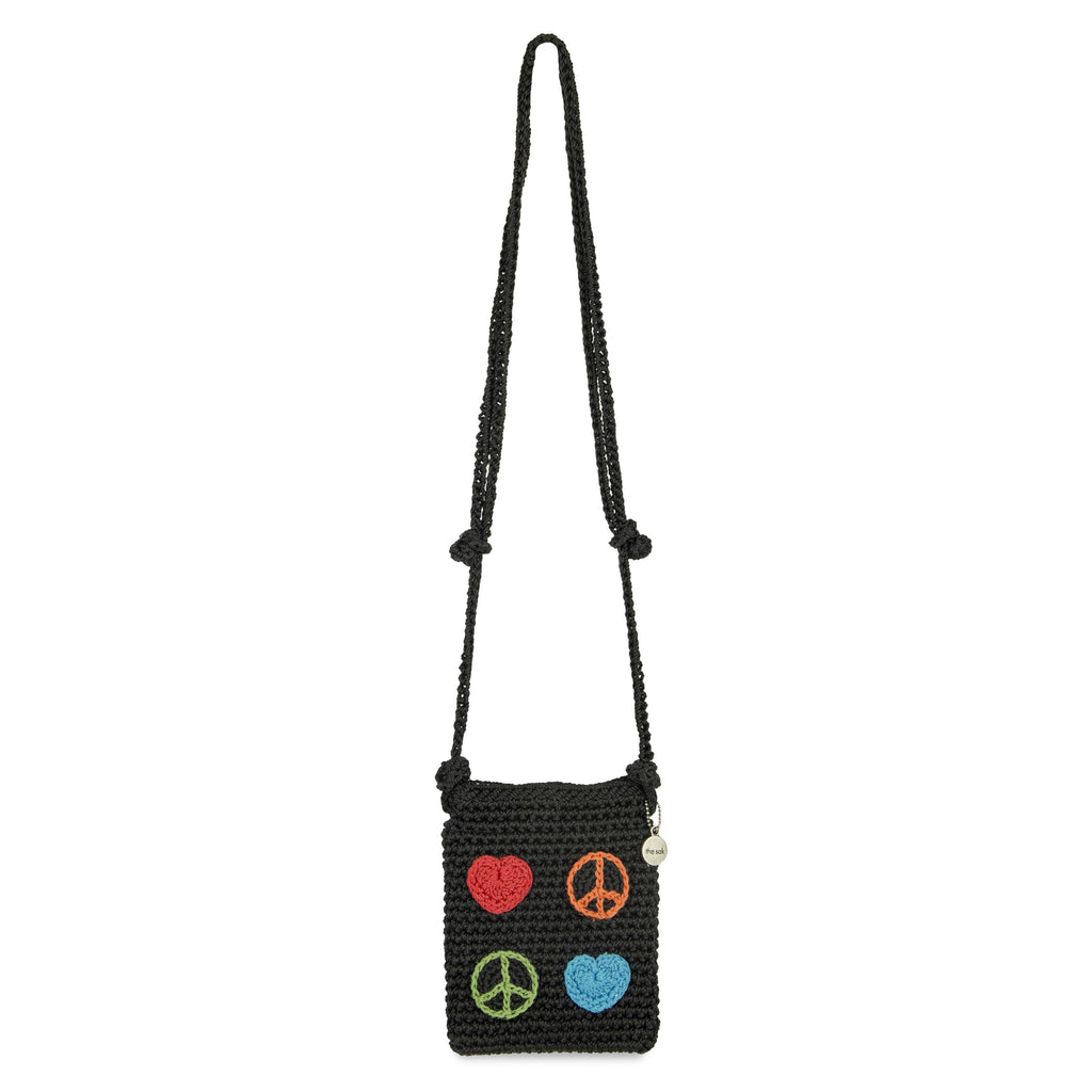 The Sak Demi Micro Bag - Hand Crochet - Black Peace And Love