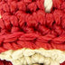 Cyrus Charm Earrings - Hand Crochet - Red Mushroom