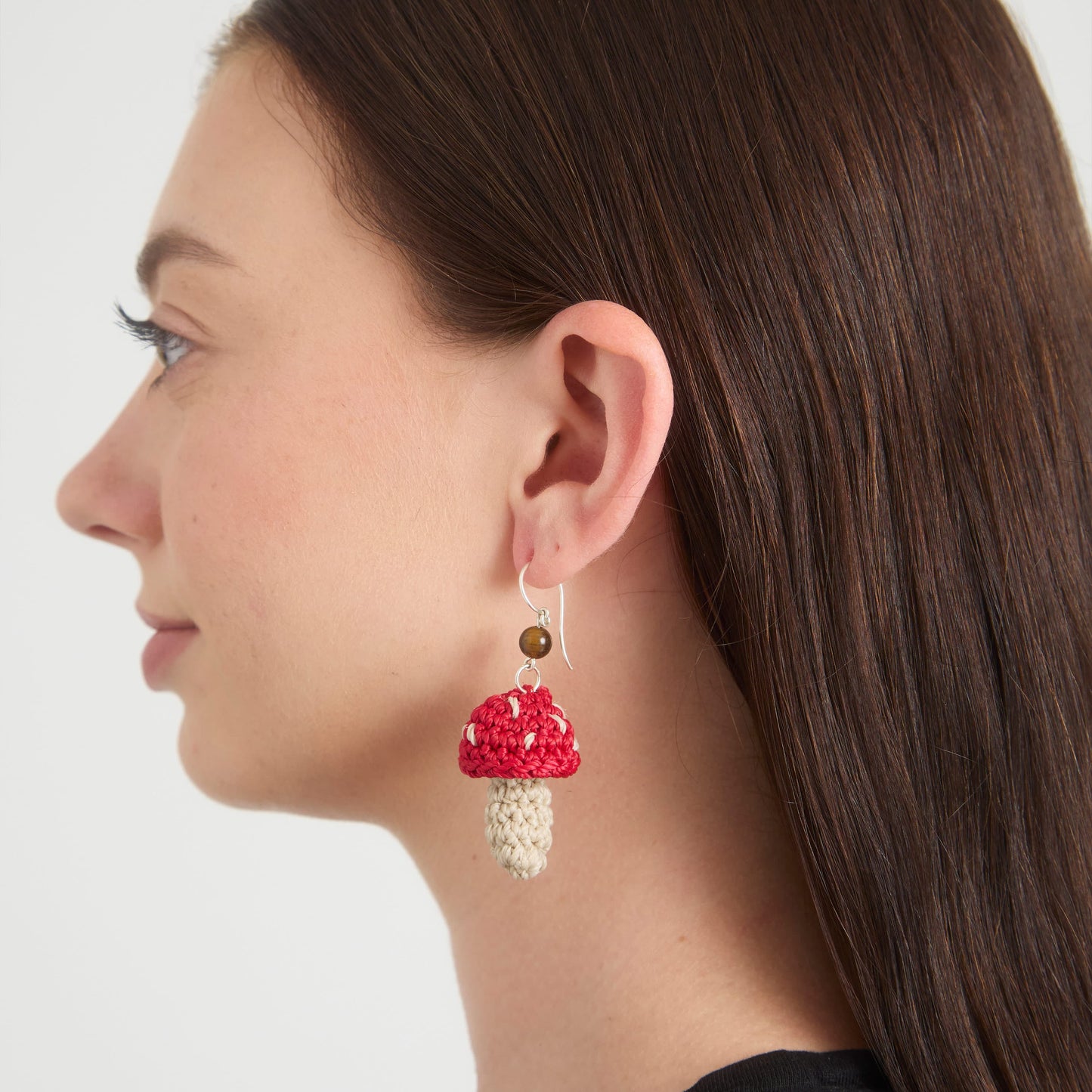 The Sak Cyrus Charm Earrings - |Red Mushroom|