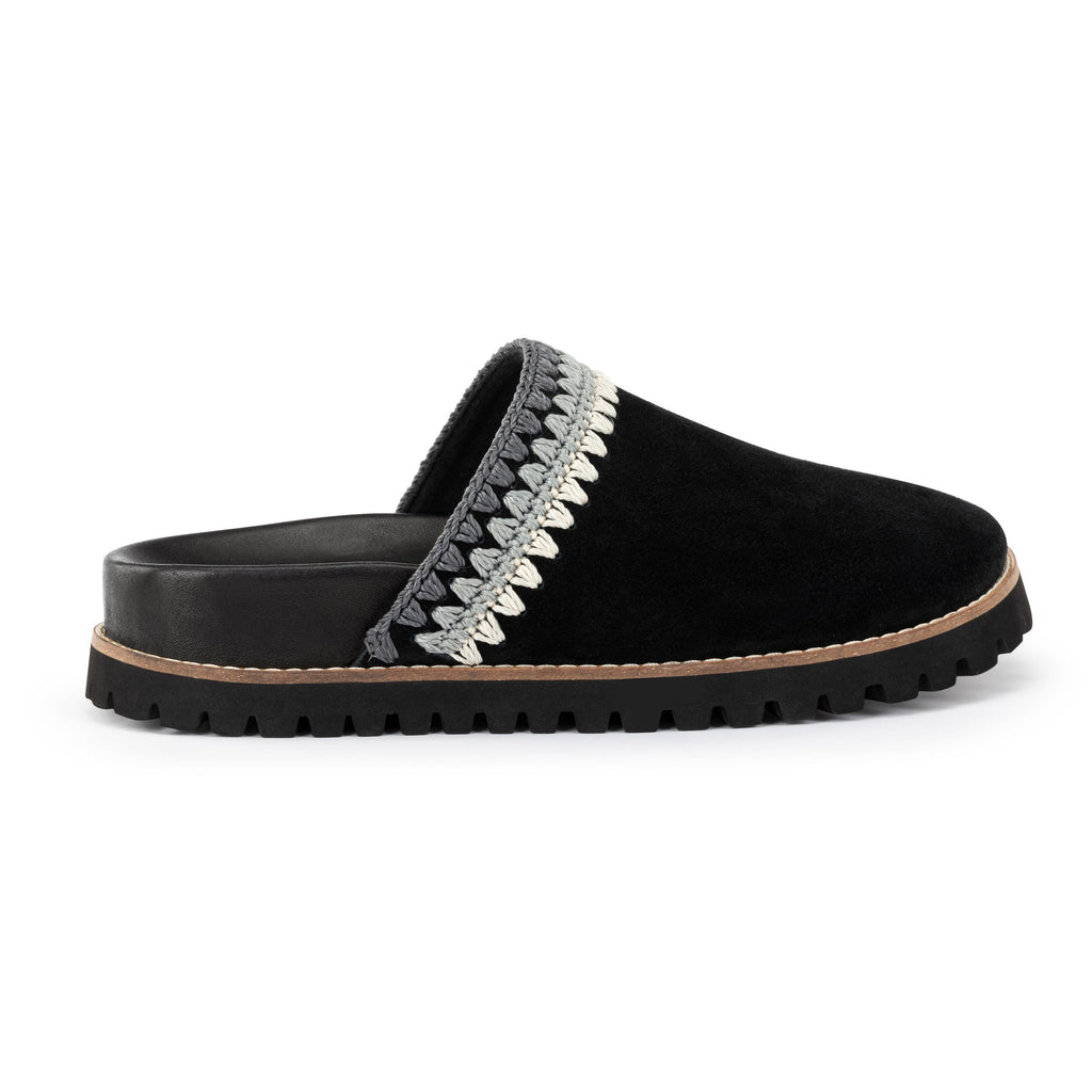 The Sak Bolinas Lug Sole Clog - Leather - Black Seminyak