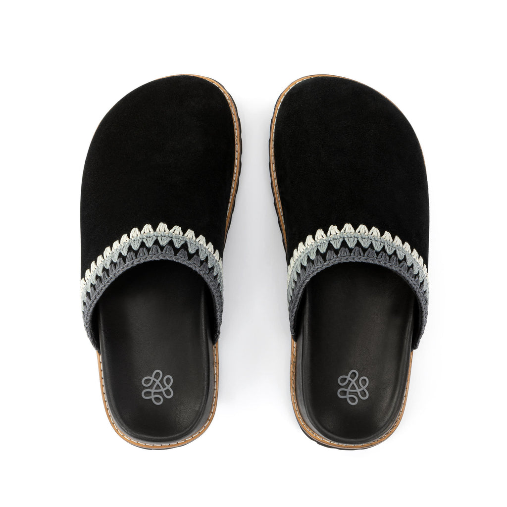 The Sak Bolinas Lug Sole Clog - Leather - Black Seminyak