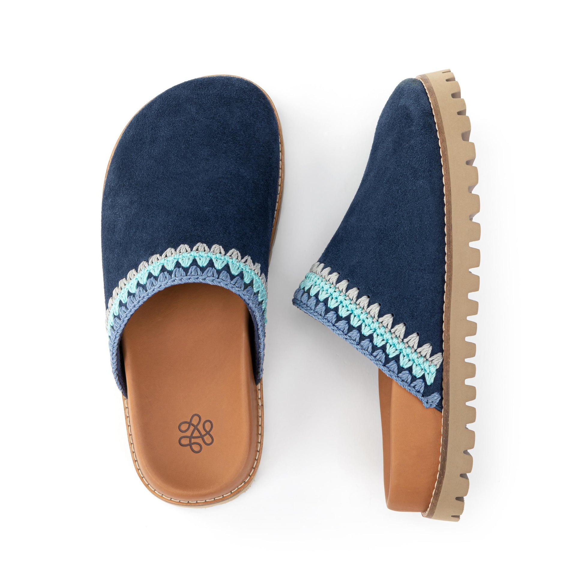 The Sak Bolinas Lug Sole Clog Leather - Indigo Seminyak