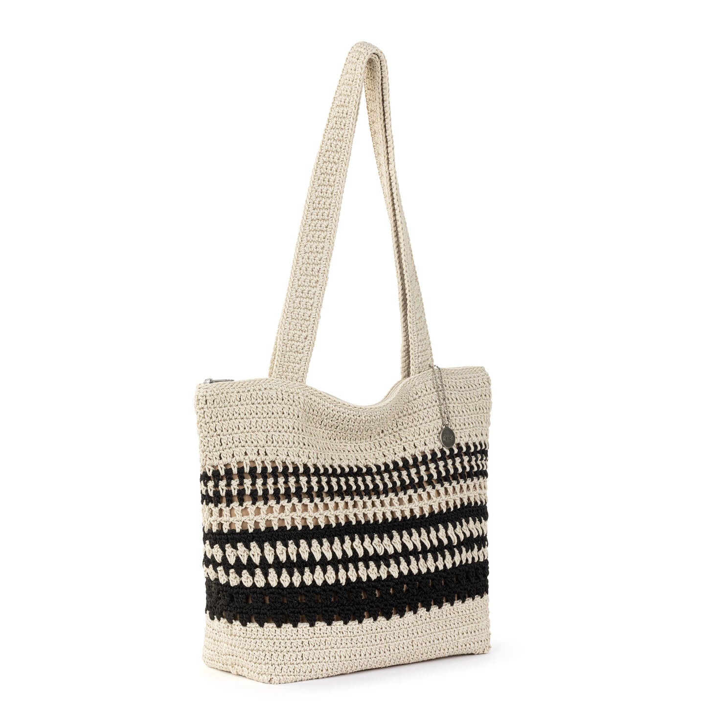 The Sak Casual Classics Tote -|Ecru Black Multi|