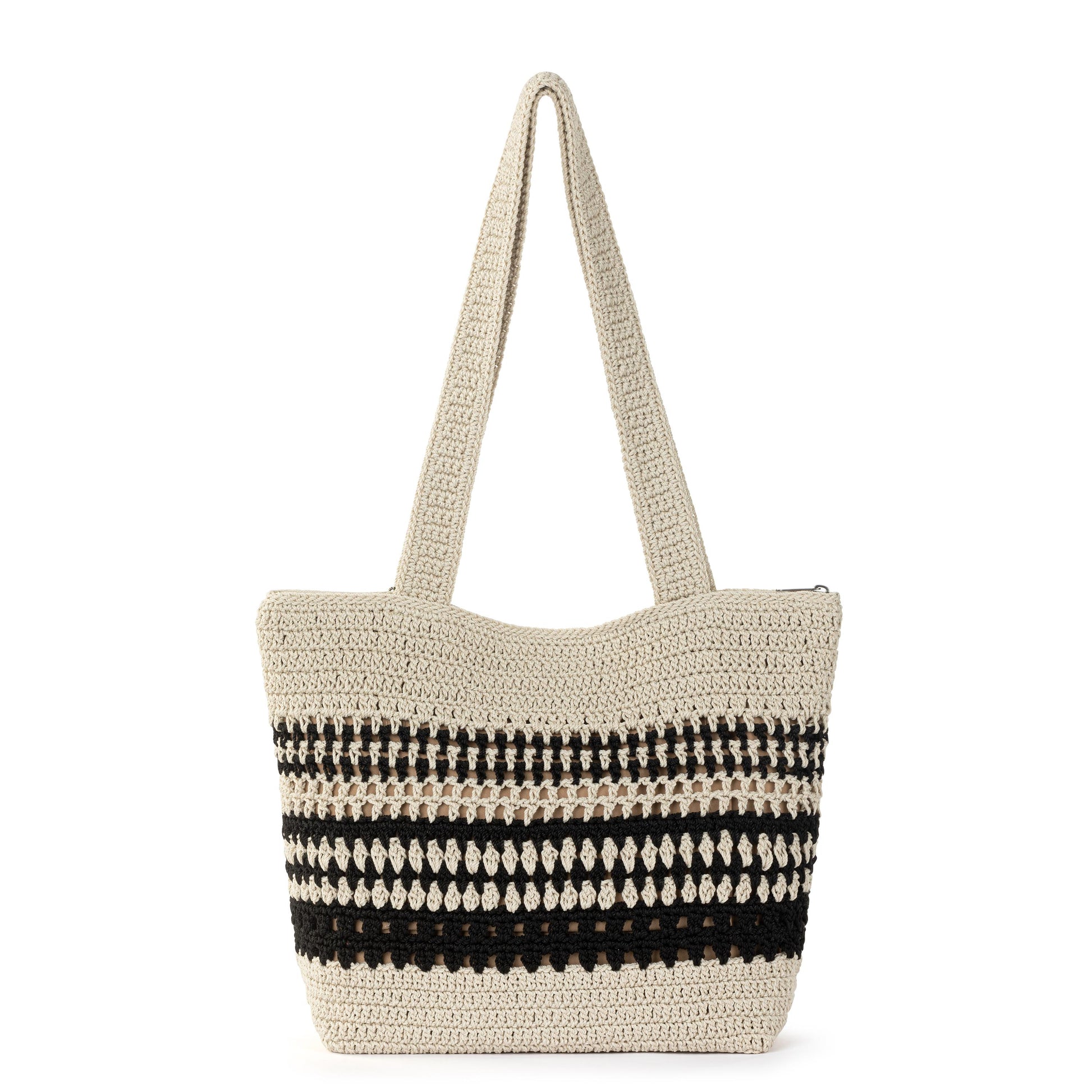The Sak Casual Classics Tote -|Ecru Black Multi|