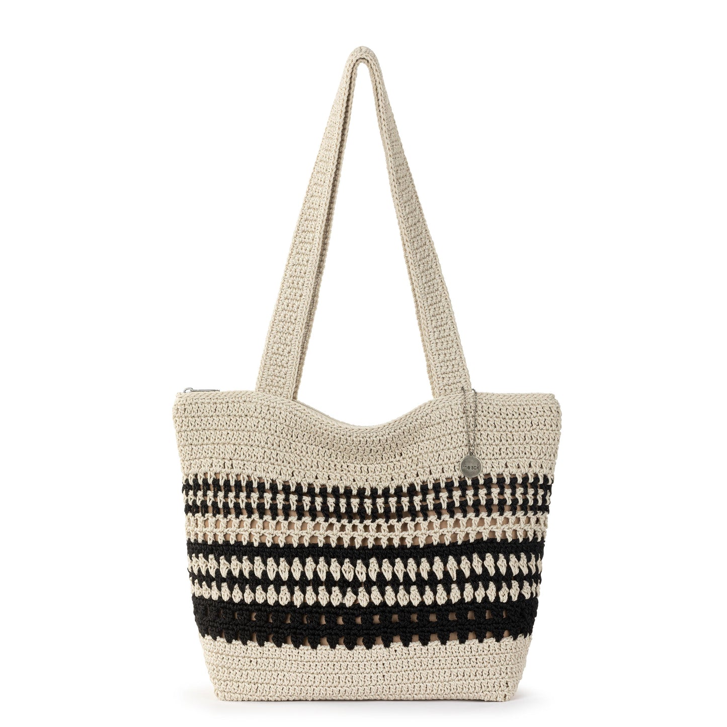 The Sak Casual Classics Tote -|Ecru Black Multi|