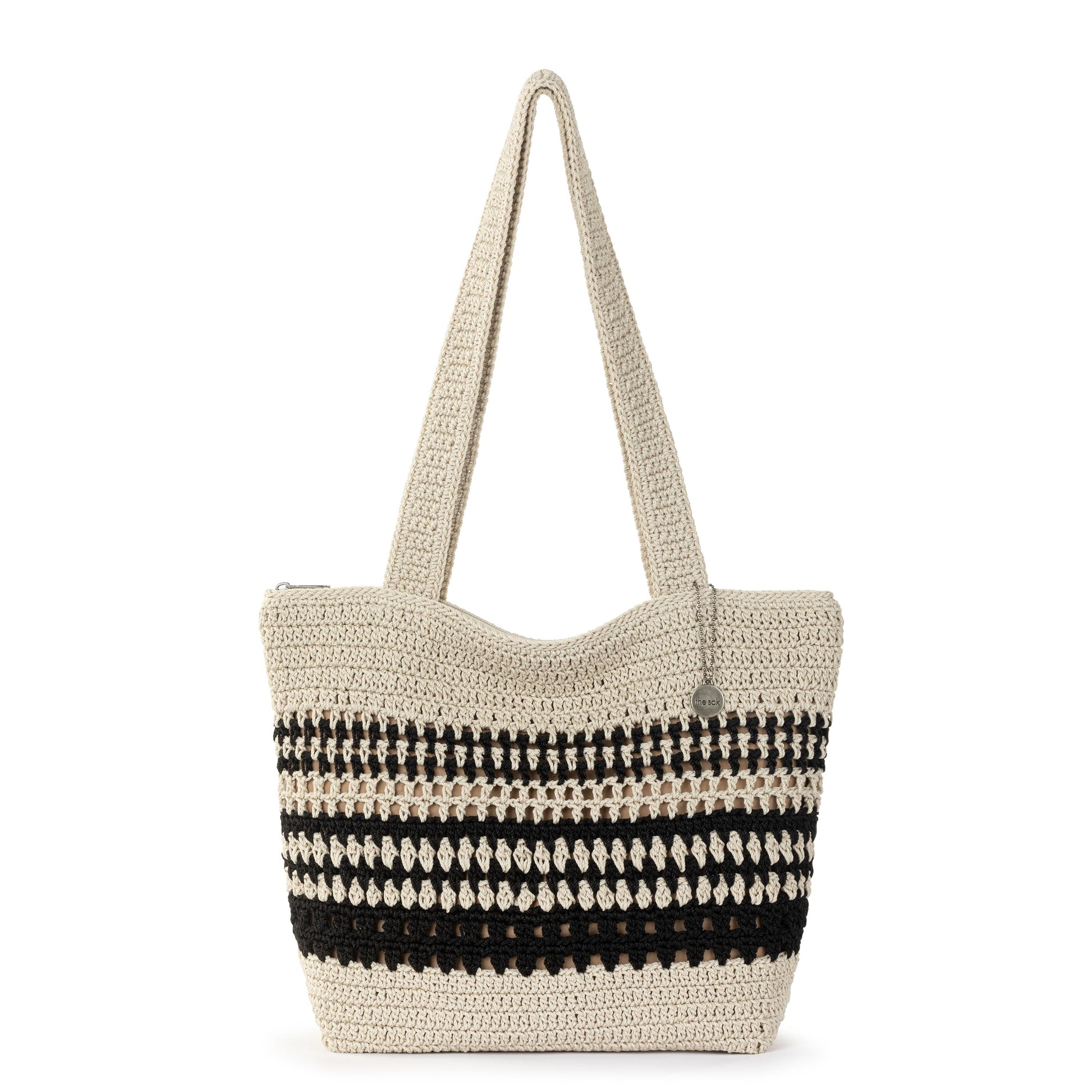 The Sak Casual Classics Tote -|Ecru Black Multi|